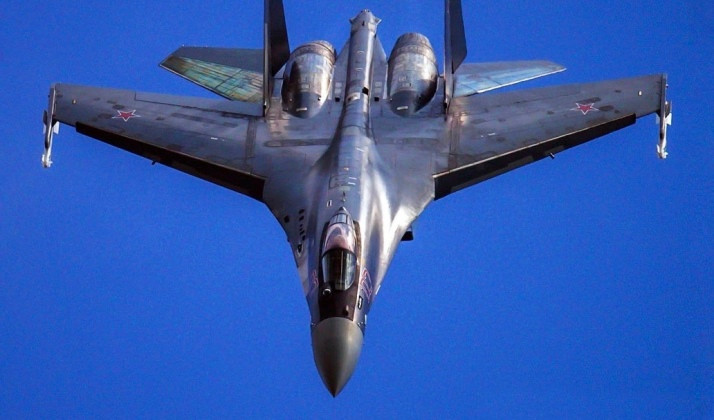 Chiến đấu cơ Su-35 của Nga. Ảnh: MW.