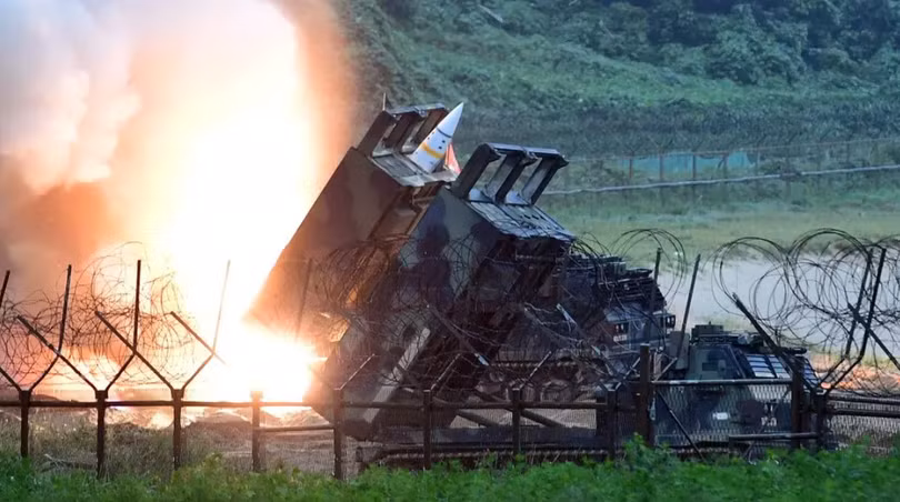 Hình ảnh hệ thống tên lửa ATACMS do Tham mưu trưởng liên quân Hàn Quốc cung cấp (Ảnh: NYTimes)