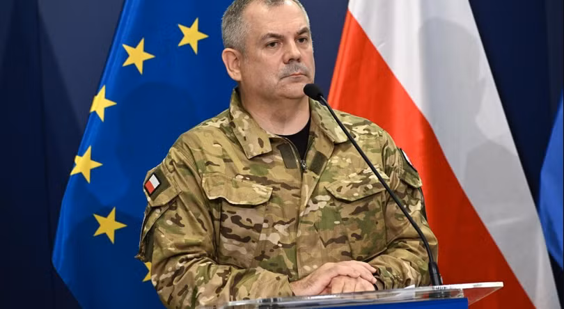 Tổng tư lệnh lực lượng vũ trang Ba Lan Tướng Wieslaw Kukula (Ảnh: TVN24)