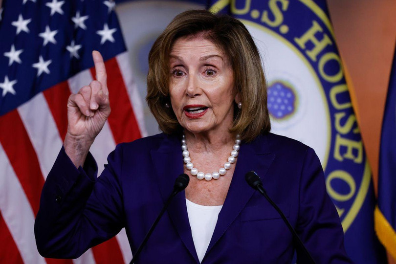 Chủ tịch Hạ viện Mỹ Nancy Pelosi dự kiến thăm Đài Loan trong ít giờ tới đây (Ảnh: Bloomberg) Chủ tịch Hạ viện Mỹ Nancy Pelosi dự kiến thăm Đài Loan trong ít giờ tới đây (Ảnh: Bloomberg)