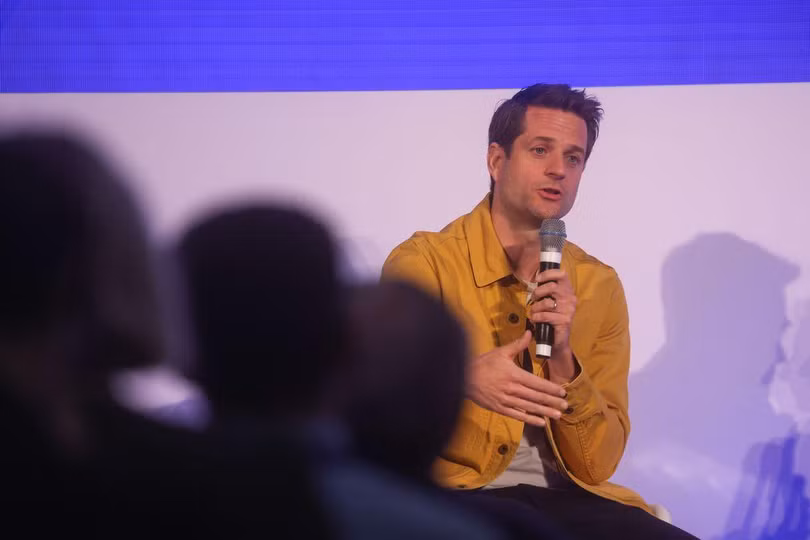 CEO Sebastian Siemiatkowski của Klarna, công ty được SoftBank đầu tư ở thời điểm nó được định giá cao hơn nhiều so với hiện tại (Ảnh: Bloomberg)