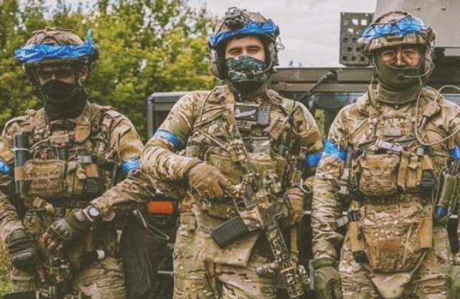 Nhân sự thuộc nhóm Forward Observations Group của Mỹ ở Kursk. Ảnh: MW.