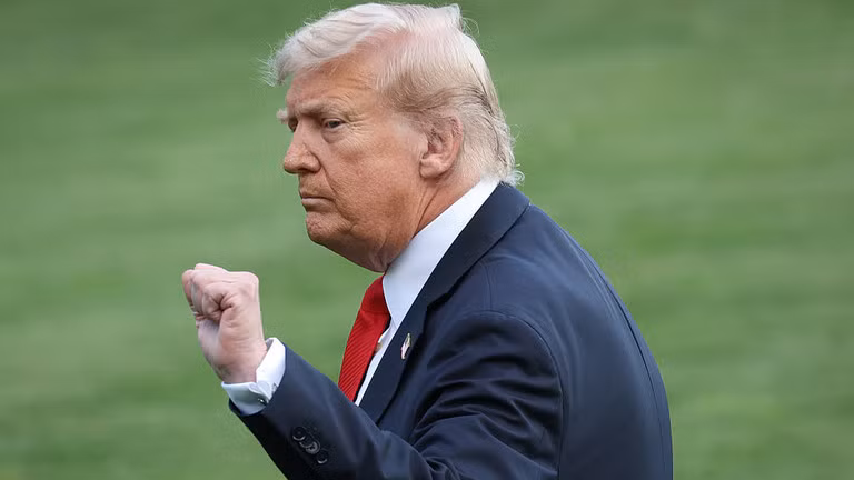 Tổng thống Mỹ Donald Trump tại Washington D.C., ngày 11/9. Ảnh: Getty.