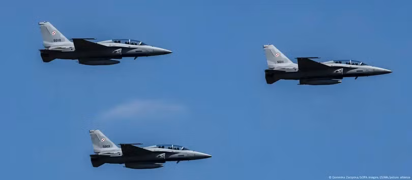 Ba Lan cho hay họ đã điều động lực lượng bắn hạ UAV xâm phạm lãnh thổ. Ảnh: DW.