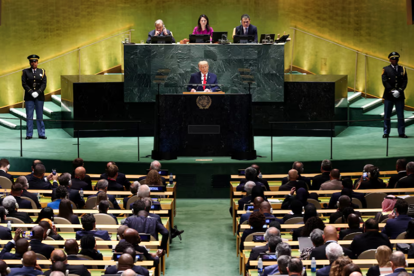 Trump gây sốc tại LHQ Gọi biến đổi khí hậu là trò lừa đảo, cảnh báo Nga, chỉ trích châu Âu 2.png