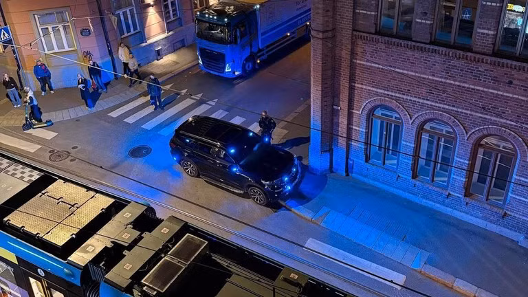 Cảnh sát đã phong tỏa khu vực xảy ra vụ việc ở Oslo, Na Uy. Ảnh: RT.