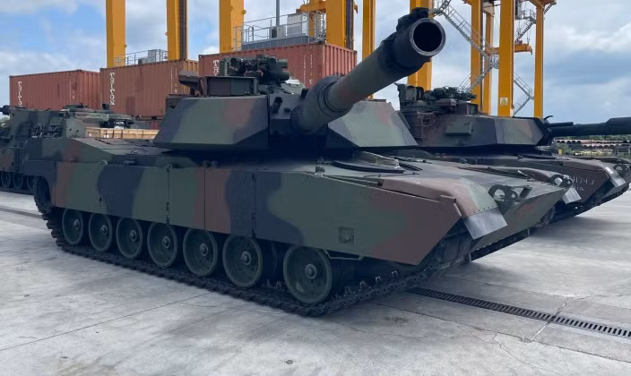 Xe tăng M1A1 Abrams của Quân đội Ba Lan. Ảnh: MW.