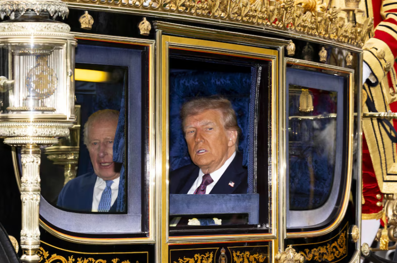 Vương quốc Anh chào đón ông Trump bằng nghi lễ hoàng gia trong chuyến thăm cấp nhà nước lịch sử 2.png