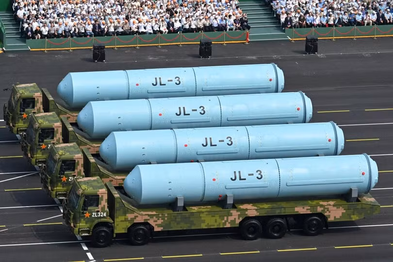 JL-3 là tên lửa đạn đạo liên lục địa thế hệ thứ ba, phóng từ tàu ngầm. Ảnh: Xinhua.