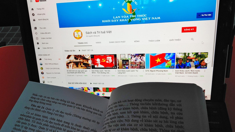 Thi giới thiệu sách trực tuyến qua YouTube do Bộ Văn hóa, Thể thao và Du lịch phát động.