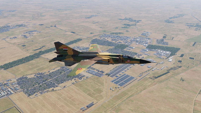 Một chiếc MiG-23MLD của Không quân Syria (Ảnh: Digitalcombatsimulator)