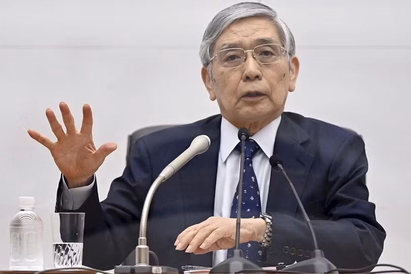 Thống đốc Ngân hàng trung ương Nhật Bản Haruhiko Kuroda (Ảnh: Bloomberg)