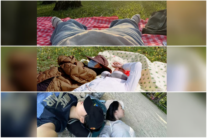 Trào lưu "nằm yên" của giới trẻ Trung Quốc giờ lan sang cả du lịch (Ảnh: SCMP)