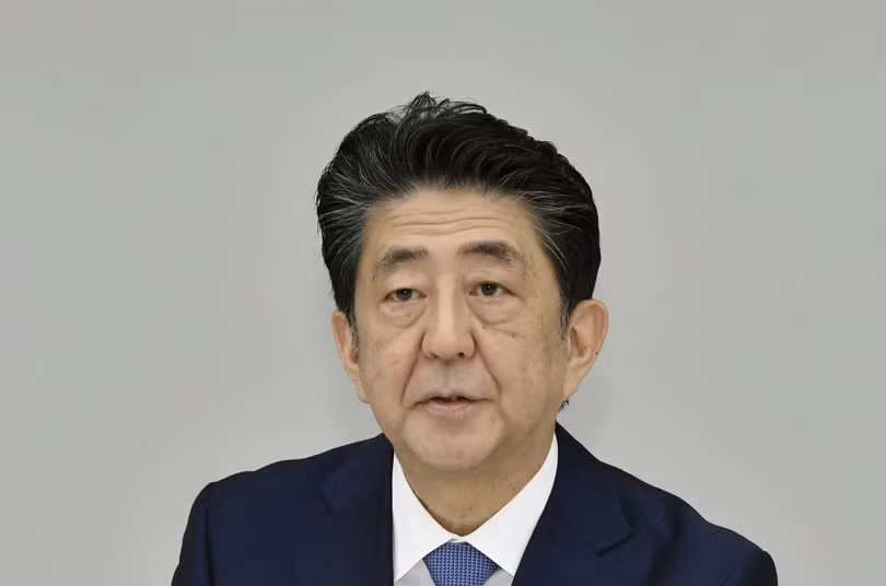 Thủ tướng Nhật Shinzo Abe chính thức xác nhận về việc từ chức trong cuộc họp báo chiều ngày 28/8 (Ảnh: Kydo News)