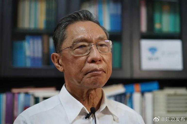 Ông Chung Nam Sơn, chuyên gia dịch tễ hàng đầu và cũng là cố vấn chính sách ứng phó Covid-19 của chính phủ Trung Quốc (Ảnh: Weibo).