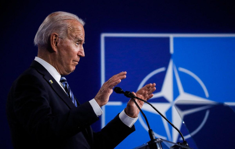 Tổng thống Mỹ Joe Biden phát biểu tại trụ sở của NATO (Ảnh: AFP) Tổng thống Mỹ Joe Biden phát biểu tại trụ sở của NATO (Ảnh: AFP)