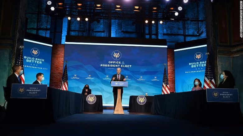 Ông Joe Biden sẽ nhận phải pha đón tiếp lạnh nhạt từ ông Trump (Ảnh: CNN)