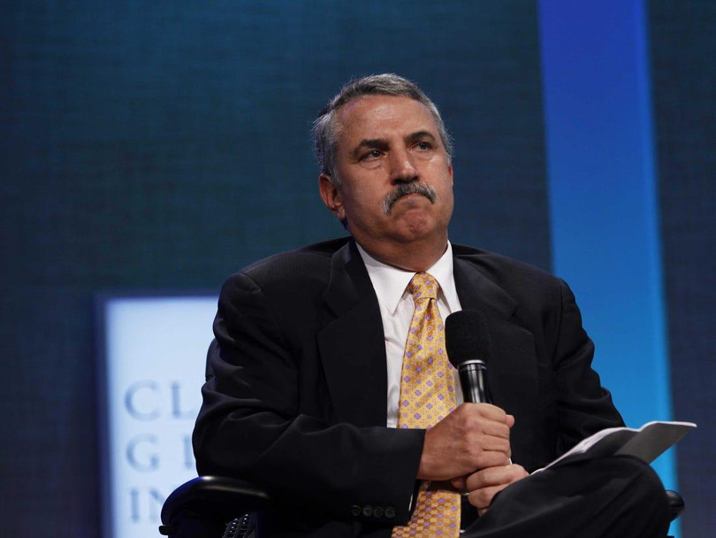 Thomas L. Friedman, tác giả cuốn "Thế giới phẳng", kêu gọi ông Trump từ chức lập tức (Ảnh: LATimes)