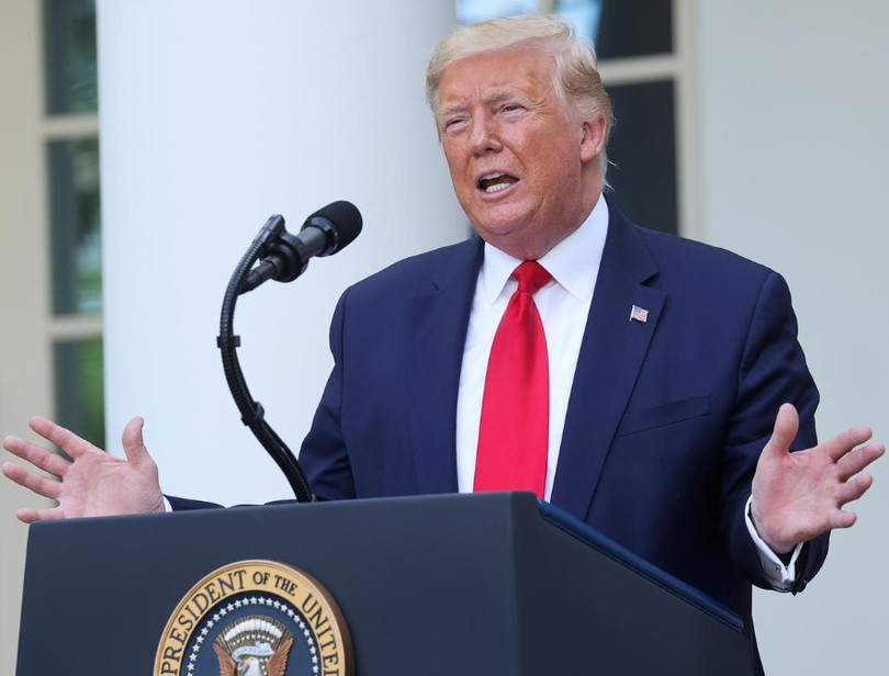 Tổng thống Trump nói sẽ công bố biện pháp phản ứng trước dự luật an ninh của Trung Quốc trong tuần này (Ảnh: Reuters)