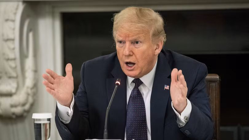 Tổng thống Trump dọa ngừng tài trợ vĩnh viễn đối với WHO (Ảnh: Axios)