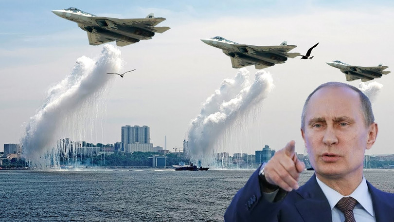 Tổng thống Putin từng nói Su-57 là mẫu máy bay quân sự tốt nhất thế giới (Ảnh: AP)