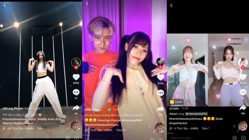 Trào lưu dance cover "Trên tình bạn, dưới tình yêu"