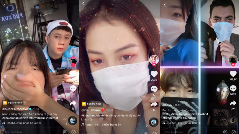 Trào lưu "Khẩu trang biến hình"