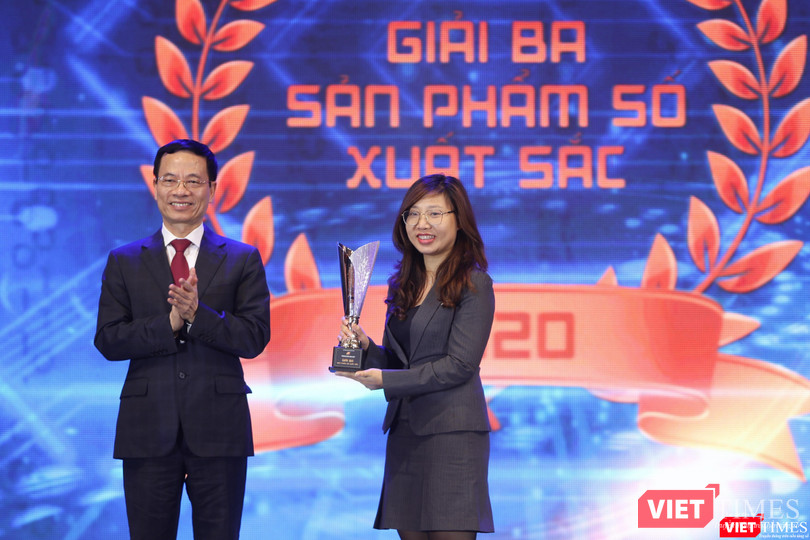 VNPT eKYC được trao giải Ba - Hạng mục Sản phẩm số xuất sắc.