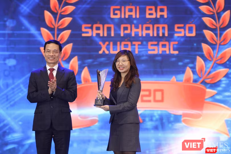 VNPT eKYC được trao giải Ba - Hạng mục Sản phẩm số xuất sắc.