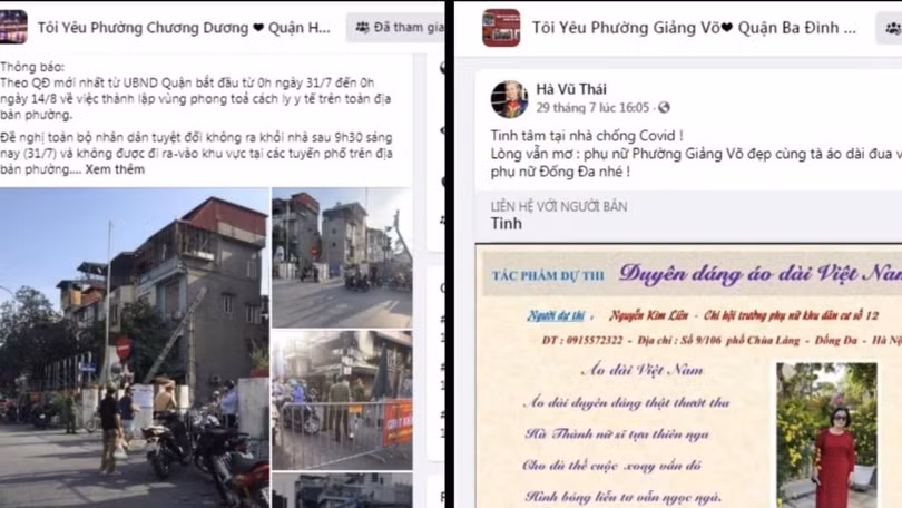 Các nhóm cộng đồng cư dân thu hút đông đảo lượt tham gia và tương tác. Ảnh: Công an Hà Nội.