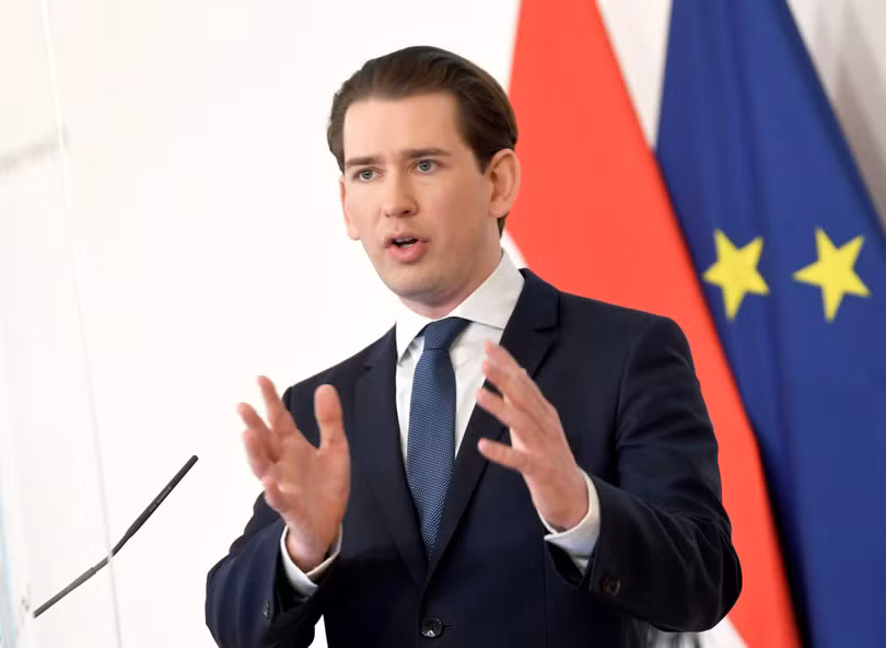 Thủ tướng Áo Sebastian Kurz (Ảnh: AFP). Thủ tướng Áo Sebastian Kurz (Ảnh: AFP).