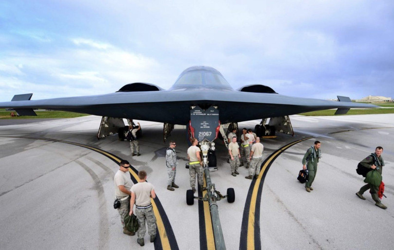 Máy bay ném bom tàng hình B-2 Spirit của quân đội Mỹ (Ảnh: US Air Force)