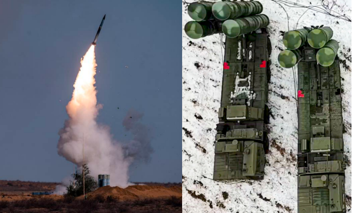 Bệ phóng tên lửa đất đối không thuộc hệ thống S-400 của Nga. Ảnh: MW.