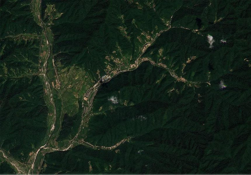 Hình ảnh vệ tinh do Planet Labs cung cấp cho thấy Căn cứ hoạt động tên lửa Sinpung-dong ở Triều Tiên vào ngày 12/8. Ảnh: Planet Labs.