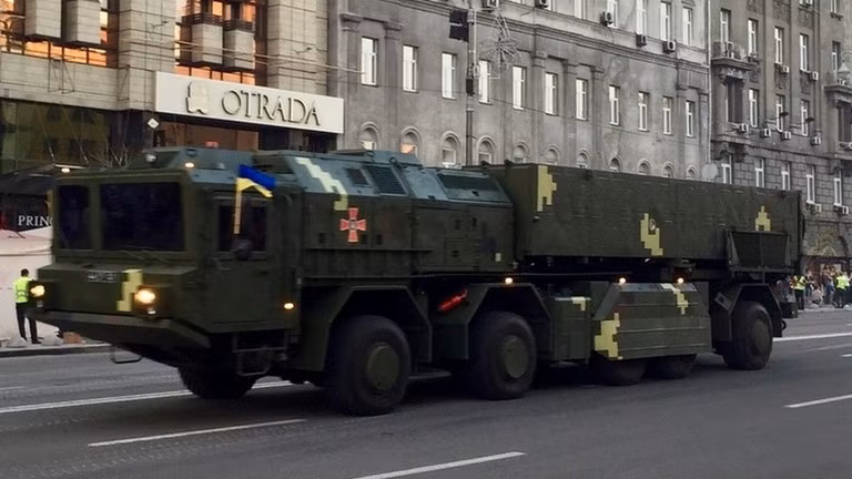 Hệ thống tên lửa Sapsan của Ukraine. Ảnh: FSB.