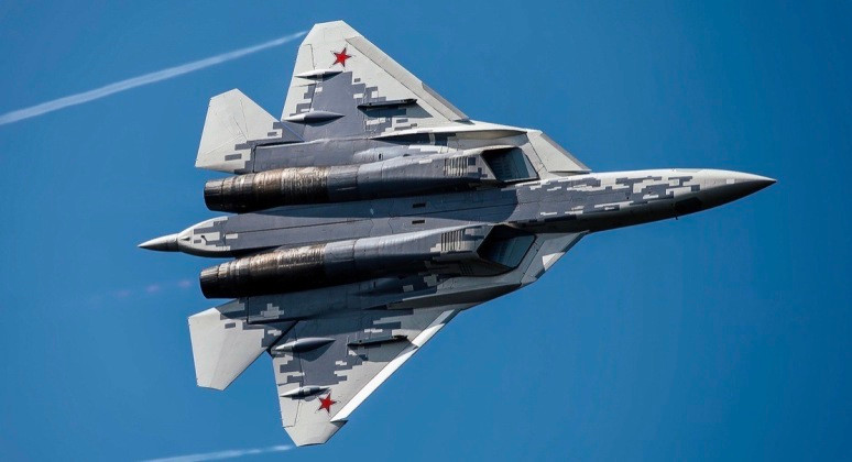 Chiến đấu cơ Su-57 của Nga. Ảnh: MW.