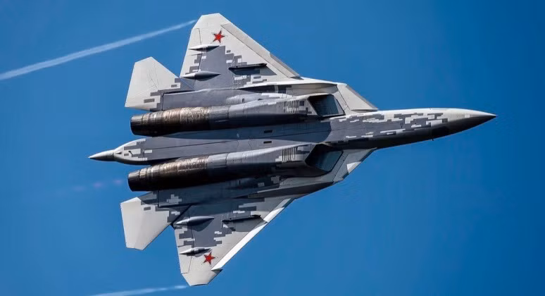 Chiến đấu cơ Su-57 của Nga. Ảnh: MW.