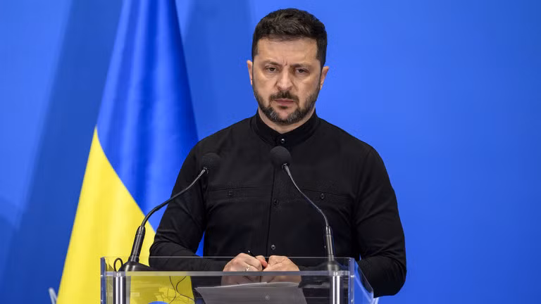 Tổng thống Ukraine Volodymyr Zelensky. Ảnh: Getty.