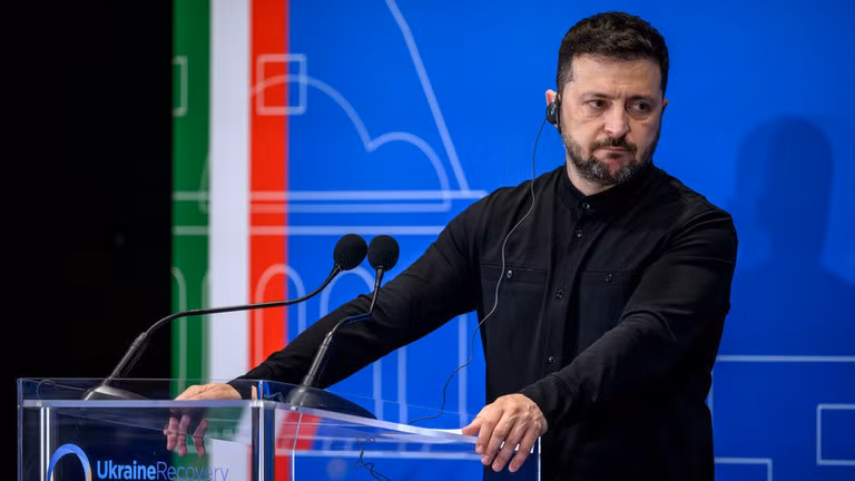 Tổng thống Ukraine Volodymyr Zelensky. Ảnh: Getty.