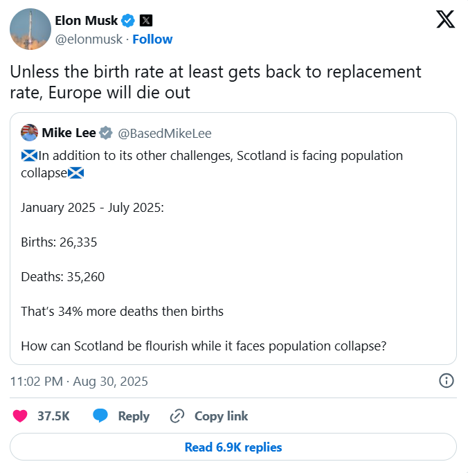 Elon Musk cảnh báo châu Âu có thể bị diệt vong 2.png
