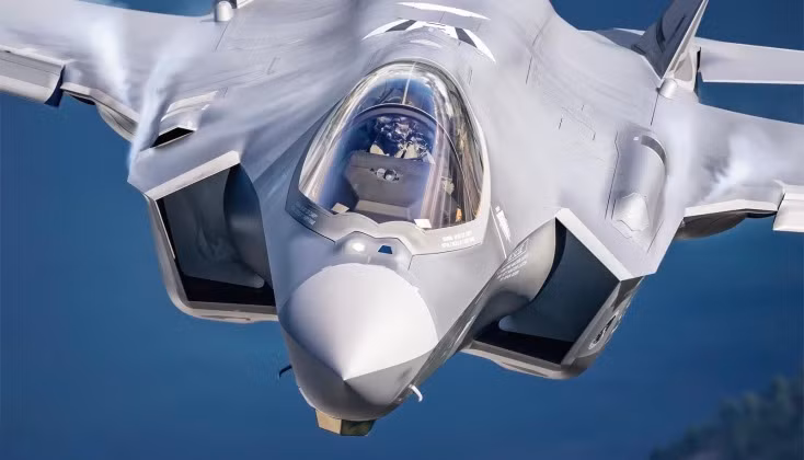 Chiến đấu cơ tàng hình F-35 của Không quân Mỹ. Ảnh: MW.