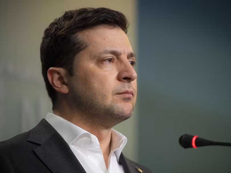 Tổng thống Ukraine Volodymyr Zelensky (Ảnh: Business Insider)