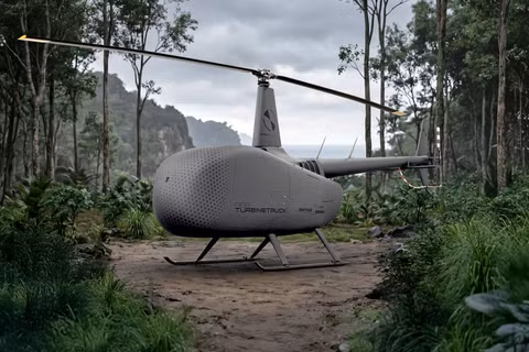 Hình đồ họa mẫu trực thăng R66 được trang bị hệ thống tự hành MATRIX của Sikorsky. Ảnh: IE.