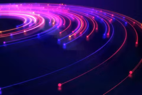 Hình ảnh một luồng ánh sáng photon. Ảnh: IE.