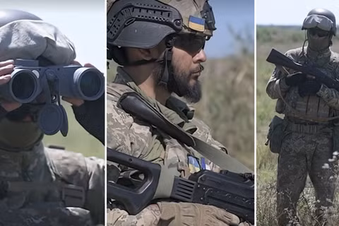 Lính đánh thuê Colombia tại Ukraine. Ảnh: MW.
