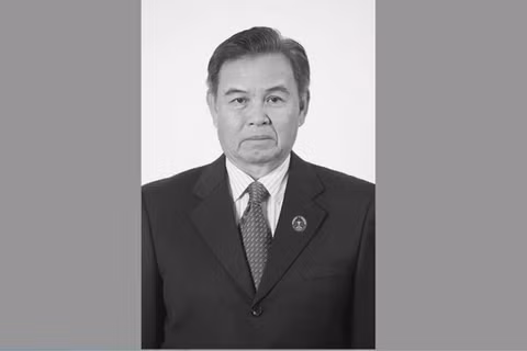 Chủ tịch Quốc hội Lào Xaysomphone Phomvihane. Ảnh: Bộ Ngoại giao.