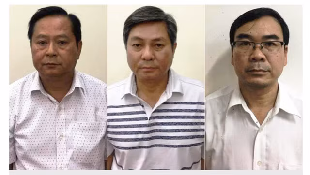 Ông Nguyễn Hữu Tín, ông Đào Anh Kiệt và ông Trương Văn Út (từ trái sang).