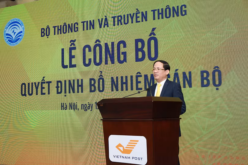 Thứ trưởng Phạm Anh Tuấn phát biểu tại Lễ công bố quyết định.