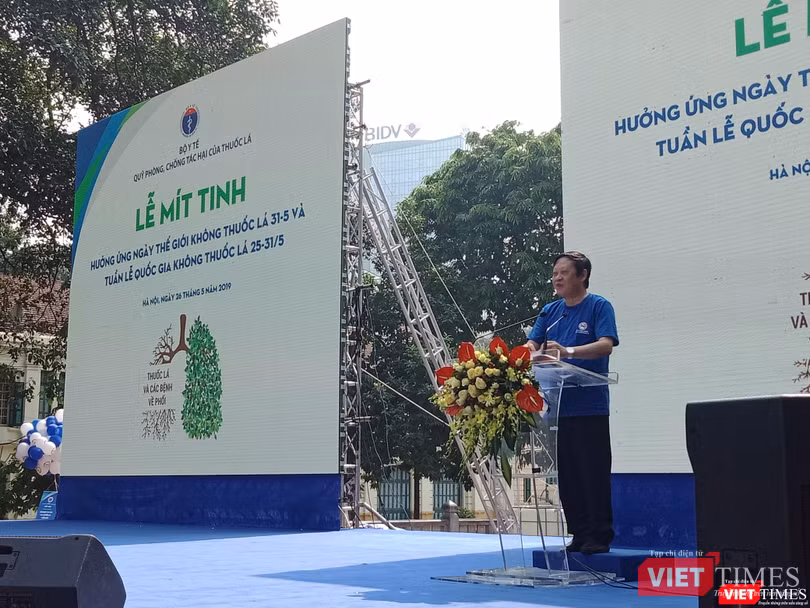 Thứ trưởng Bộ Y tế Nguyễn Viết Tiến phát biểu tại sự kiện. Thứ trưởng Bộ Y tế Nguyễn Viết Tiến phát biểu tại sự kiện.