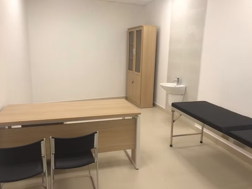 Một góc phòng khám bệnh đang được hoàn thiện tại Bệnh viện Hữu nghị Việt Đức cơ sở 2 Một góc phòng khám bệnh đang được hoàn thiện tại Bệnh viện Hữu nghị Việt Đức cơ sở 2